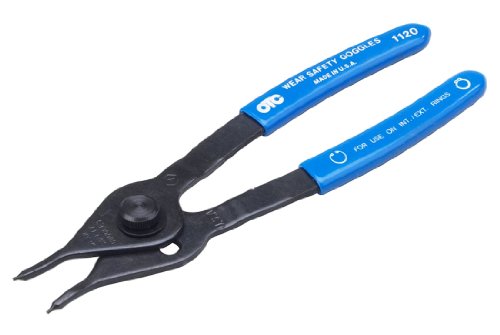 OTC 1120 Convertible Snap Ring/Retaining Ring Pliers - .038 Dia. Straight Tip - Internal/External