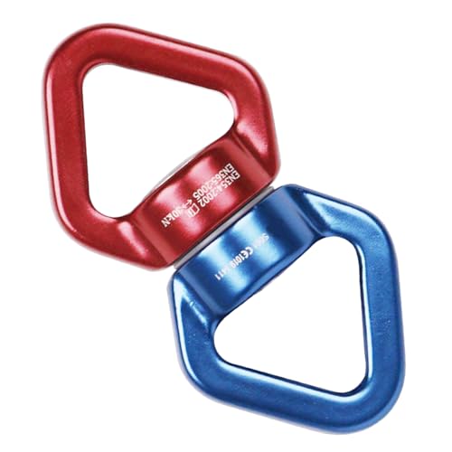 Pivotant 360 degrés pour hamac d'escalade éliminant le vrillage des cordes aluminium 30 KN
