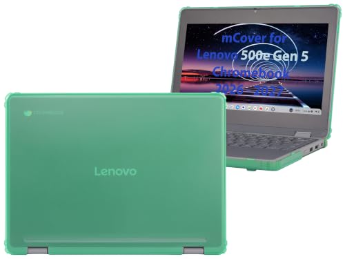 mCover Hard Case ONLY Compatible for 2026+ 11.6" or 12.2" Lenovo Chromebook 500e 2-in-1 Gen 5 Notebook Computer (NOT Fitting Any Other Lenovo Models) - Green by mCover - Used condition - US$18.70
