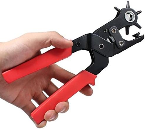 Dedso Metal Hole Punch Pliers Repair Tool Multi Tools For Leather Strap Waist Belt Waist Band