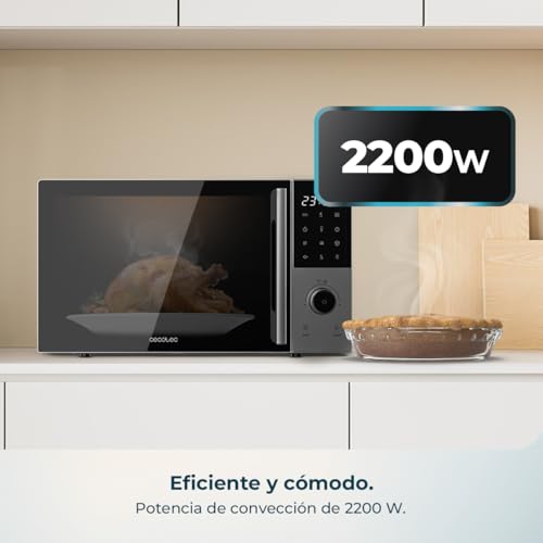 Microondas digital de 28L para cocinar platos sanos en familia 6