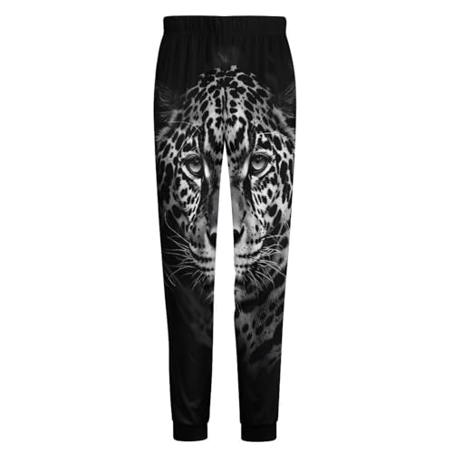 African-Leopard Pajama Pants Men Pj Bottoms Sleepwear Lounge Pant4