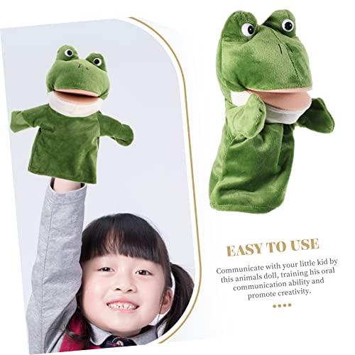 Toyvian Fantoche De Mão Brinquedo De Educação Infantil Fantoche De Mão De Sapo Fantoches De Dedo Fan