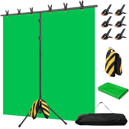 Surprizo 8x7.2ft Large Green Screen Kit