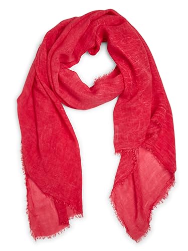Écharpe rouge cerise Taylor de Steve Madden, douceur et finitions premium pour femmes