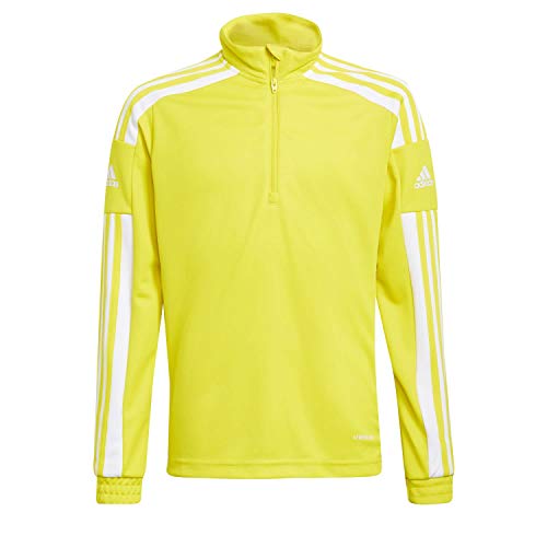 adidas Mixte enfant Squadra 21 Training Top, Team Yellow / White, 11-12 Years