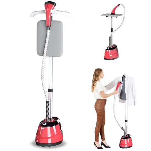 Consejos para Comprar Central de Vapor Oster favoritos de las personas. 46 Plancha de Vapor Vertical con Pedestal, 1800W Vaporizador para Ropa con 10 Niveles de Regulación y Gran Capacidad Depósito de 1.6 L, Altura Ajustable, para Diferentes Tejidos,...