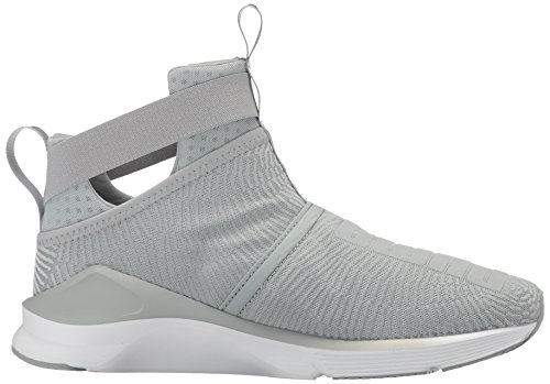 PUMA Women's Fierce Strap Flocking Wn, Quarry White, 10.5 M US