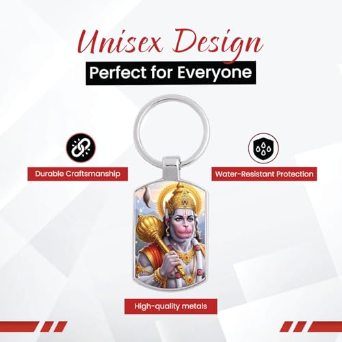 Image of Stylish Metal Keychains with Permanent Glossy Print - Inspirational Quotes & Spiritual Designs - Perfect Key chains for loved ones, Personal Use, Gifts & Return Gifts