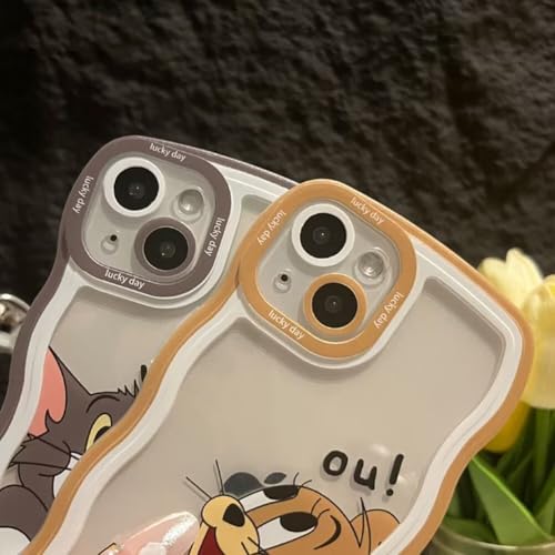 iphone13 用ケース トムとジェリー アイフォン13 スマホケース 人気オシャレ 透明 軽量 超耐衝撃 指紋防止/滑り止め黄変防止/衝撃吸収保護ケース