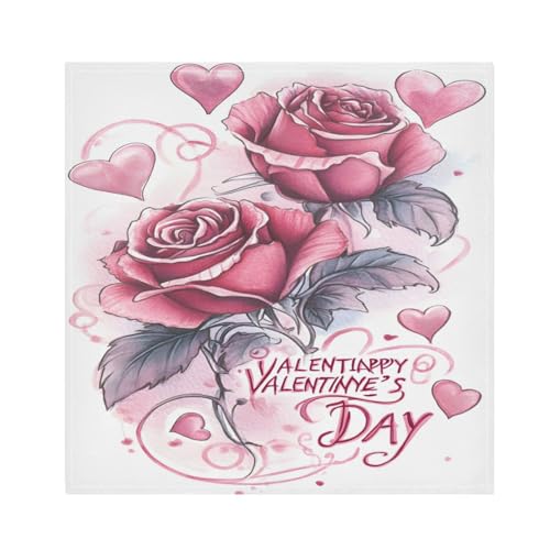 Servilletas de Tela con Diseño San Valentín 20x20 in Pack 6 miniatura 1