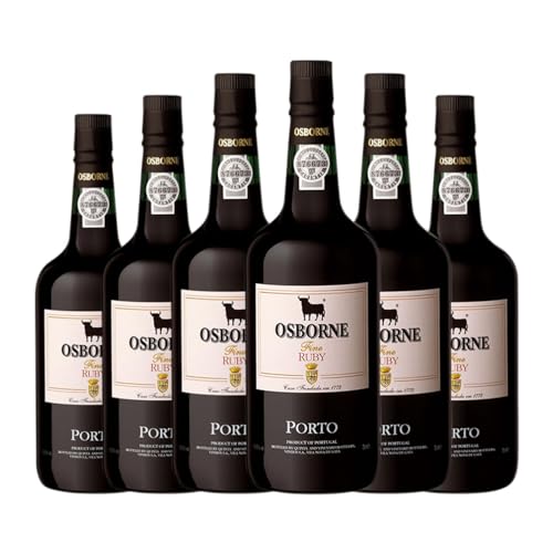 Osborne Ruby Porto 75 cl Vino generoso (Caja de 6 Botellas de 75 cl)