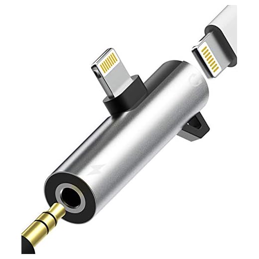 Headphone Adapter Lightning to 3.5mm AUX Audio Jack and Charger Extender Dongle Earphone Headset Splitter Compatible with iPhone 11 12 Mini pro max xs xr x se2 7 8 Plus for Ipad Air Y Cable Converter