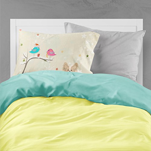 Taie d'oreiller papillon sable blanc pour décoration de chambre