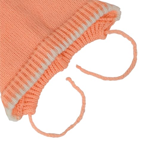Image of Baby Winter Sweater | Wool Knit Full Sleeve Cardigan for Babies | Soft Warm Winter Clothing for Newborn Boys Girls & Toddlers Combo Orange and Green (3 to 6 Months) Pack of 2