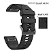 Ecommerce Distributors Garmin Fenix 5X / 5X Plus Quick Release Easy Fit Silicone Replacement Watch Band for Garmin Fenix 5X, Quatix 3, Fenix 3 HR, Tactix Bravo, Foretrex 701 (Black, 26MM)