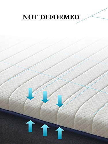 100% Natural Latex Mattress,Breathable Super Soft Foldable Tatami Mattress For Single Double Guest Bedroom Kids Room White Queen:150X200Cm #TOP6