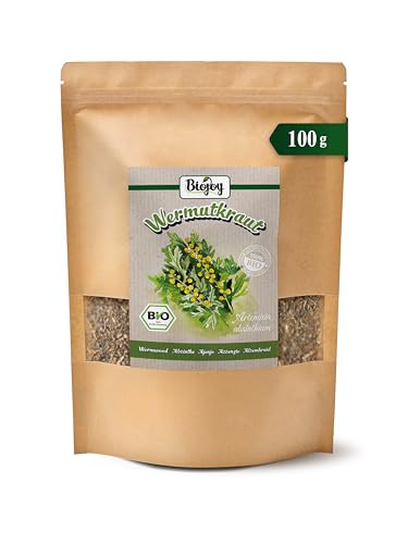 Biojoy Tisana di Assenzio BIO (100 g), essiccato e tagliato