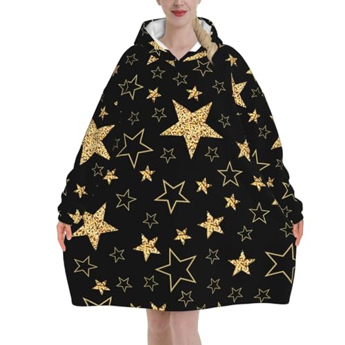 Couverture à capuche noire et pull de flanelle pour soirées d'hiver