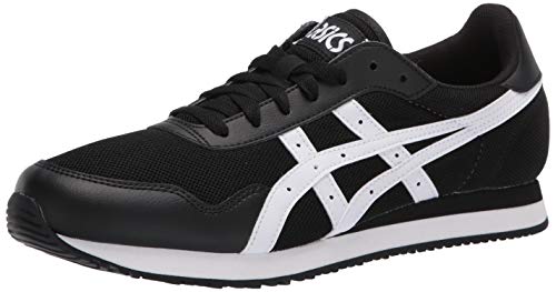 ASICS Men's Tiger Runner Shoes, 11.5, Black/White ASICS Men's Tiger Runner Shoes, 11.5, Black/White
