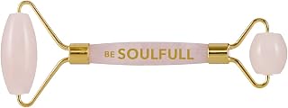 BE SOULFULL 100% Rose Quartz Roller for Face- Massage Tool for Facial and Neck Beauty Massage- Gives Youthful Glow, Checks... Price In India