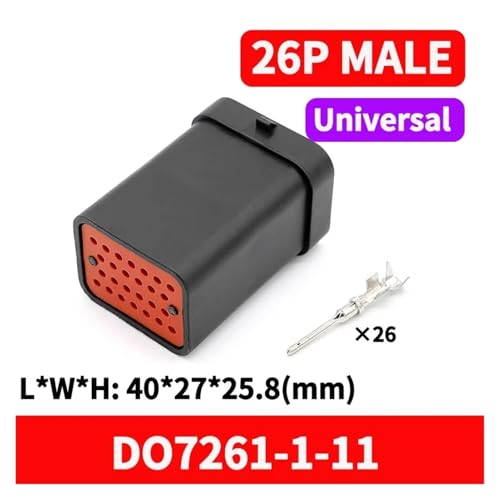 Conector de cableado impermeable AMP de 26 pines para automoción 3
