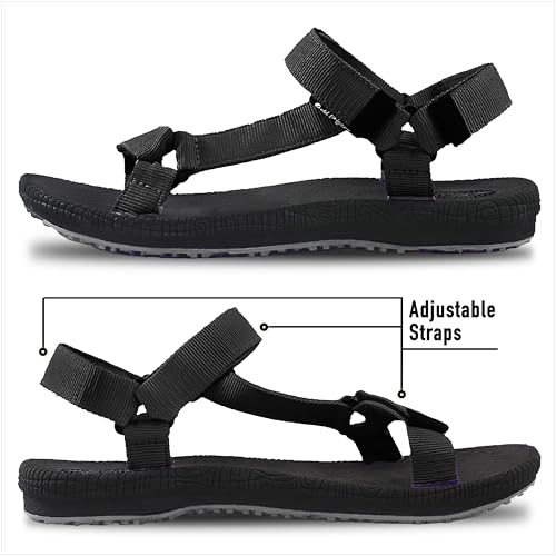 Image of Gold Pigeon Shoes SIMPLUS Lightweight Yoga Mat Cushion Sole. Womens Sandals with Back Strap for Travel, Hiking & Sport. Comfortable Water Sandals for Women.