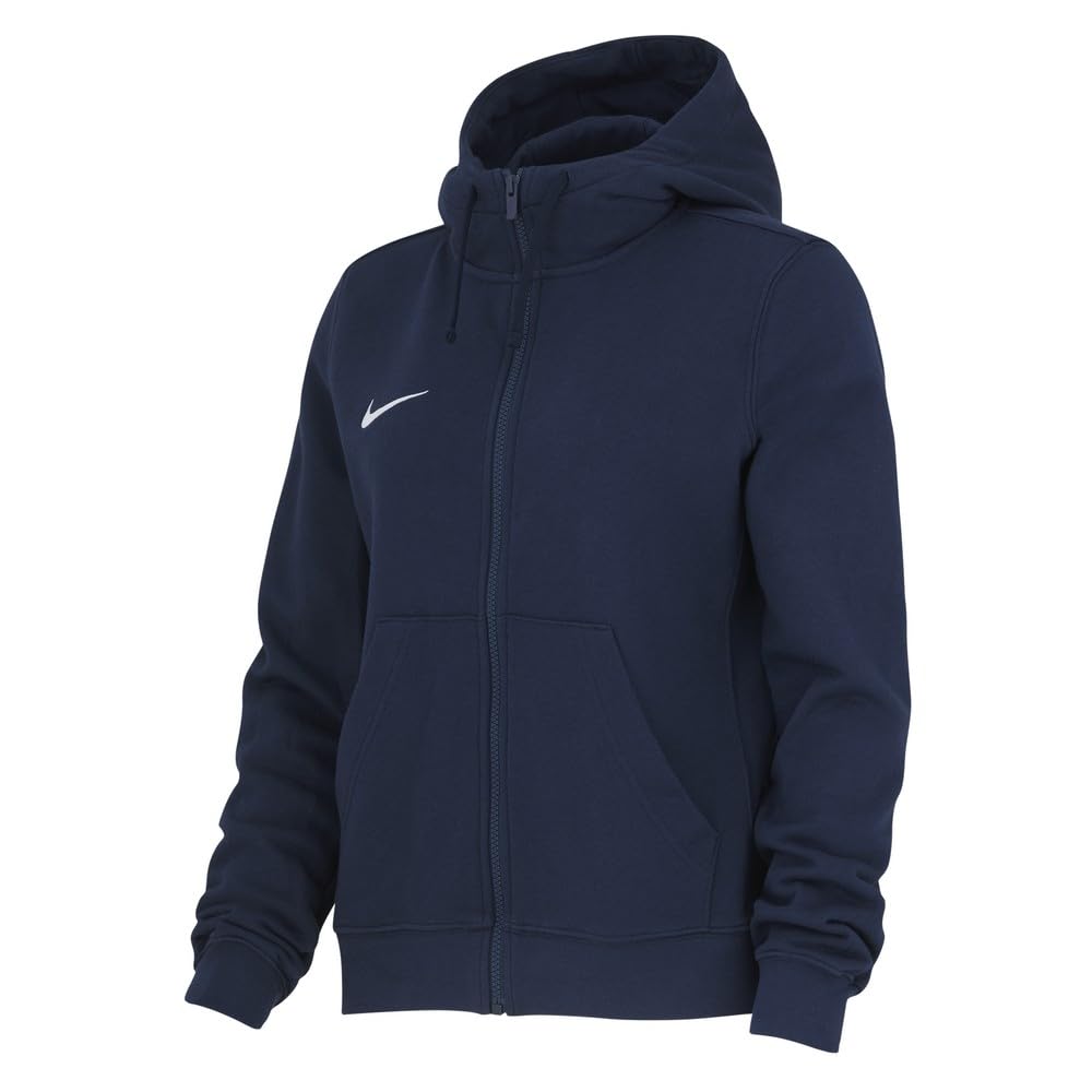 Nike Womens Nike Team Club Full Zip Hoodie Ft - Obsidian Sweatshirt Donna