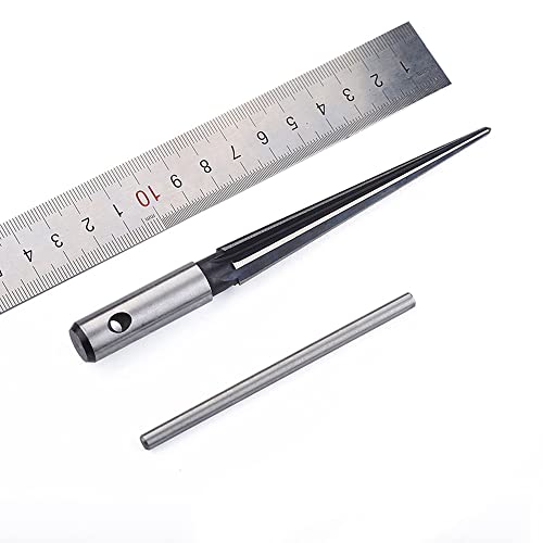 Fongmore T Handle Tapered Reamer 6 Fluted Chamfer Reaming Tool Guitar Bridge Pin Hole Handle Tapered Reamers Woodworker Luthier Tool 1/8"-1/2" (3-13mm) - Image 2