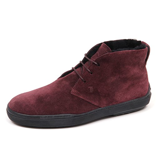 Tod's E3660 Polacchino uomo Light Bordeaux Scarpe Inside Fur Boot Shoe Man [6]