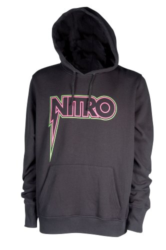 Nitro Snowboards Herren Kapuzensweat Shocker Hoodie, Black, S
