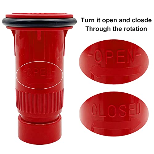 Image of SAFBY Fire Hose Nozzle Thermoplastic Fire Equipment Spray Jet Fog (1 inch NST /NH)