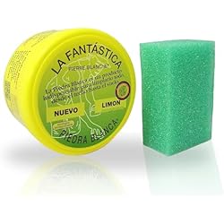 Fregadero Piedra Blanco La Fantástica Piedra Blanca (Arcilla con Regalo DE Esponja Bote 600 Gramos (600 Gramos)