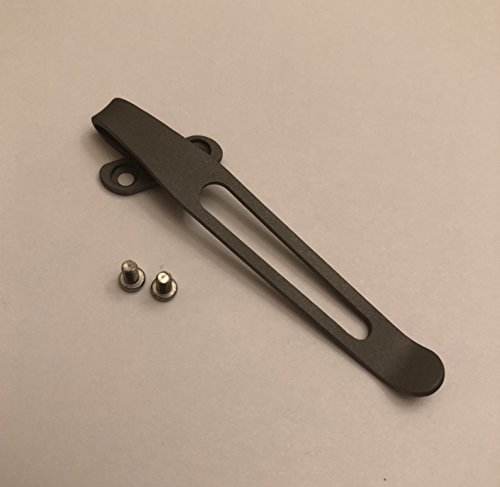 Gray Titanium Deep Carry Pocket Clip for Kershaw Leek 1660ST 1660CB 1660CKT 1660 Knife