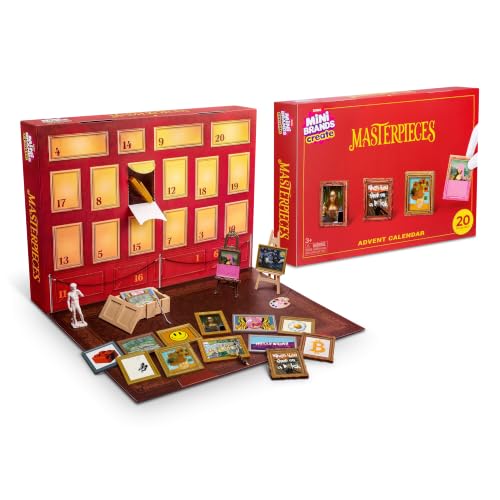 Calendario de Adviento Mini Brands Masterpieces Serie 1 con 20 miniaturas coleccionables de arte
