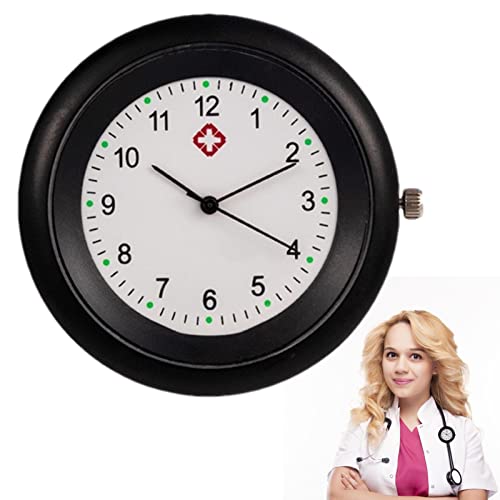 Relógios Enfermeiras - Relógio Estetoscópio Clip-on com Símbolos,relógio bolso resistente à água par