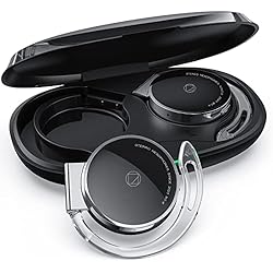 Auriculares Inalambricos Gancho Oreja Auriculares Bluetooth con Clip Sport V5.3, Auriculares Inalámbricos Supraaurales con luz de respiración, Auriculares Bluetooth con 4 micrófonos, Auriculares con Gancho para la Oreja Comfort Fit