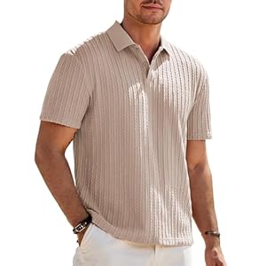 Herren Poloshirts Kurzarm Einfarbig Srtick Sommer Golf Shirt Freizeit T Shirts Regular Fit Urlaub Polohemd S-3XL