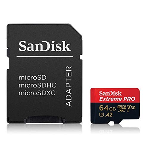 Everything But Stromboli Cartão De Memória SanDisk Extreme Pro 64GB MicroSD Funciona Com DJI Mavic M