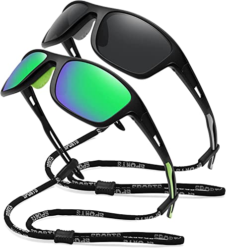 Óculos de Sol UV400 Esportivo Polarizado para Masculino Femininos Proteção Ciclismo Dirigir Armação