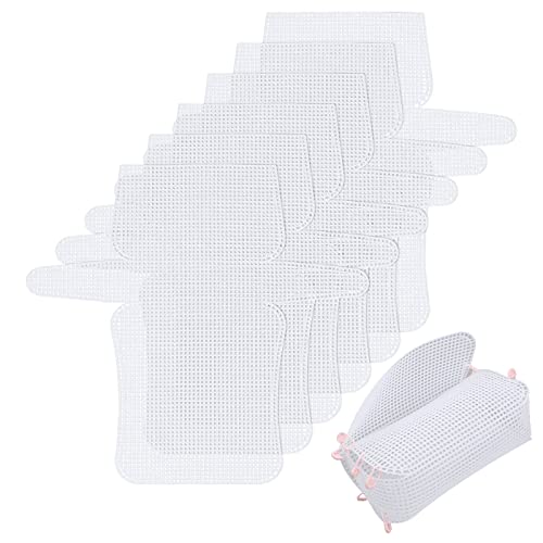 CHGCRAFT 6pz Plastic Canvas Hojas de Malla de Plástico Lienzo de Bordado Hojas de Lona de Plástico de Malla Accesorios de Bolso para Bolso Manualidades de Bricolaje Bordado, 33.5x35,6x0,1cm