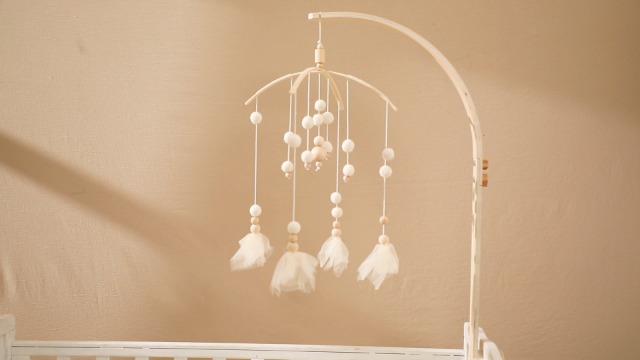 Amazon.com : Baby Mobile 100% Felt Ball Bed Bell Mobile Crib