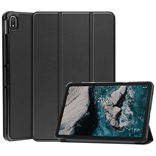 SwooK Flip Cover Case for Nokia T20 Tablet 10.36 Inch 2021 Model TA-1392 TA-1394 TA-1397 Nokia T20 Trifold Stand Lightweight Slim Protective Folio Flip Cover Case (Black) (B09Q3LWWT3) Amazon Price History, Amazon Price Tracker