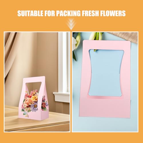 Boîtes en Papier pour Fleurs Faciles à Transporter Lot de 10