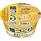 東洋水産 マルちゃん 麺づくり 醤油とんこつ 91g×12個入