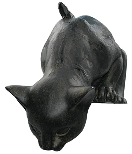 Boltze statuette kantensitzer statuette en forme de chat noir dimensions : 41,5 cm Cover