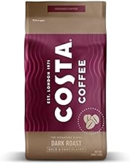 Coffee Ground Dark Roast Coffee, Bold & Chocolatey 12 Oz Bag, Perfect for Drip, French Press & Pourover, The Finest Slow Roasted 100% Arabica Beans