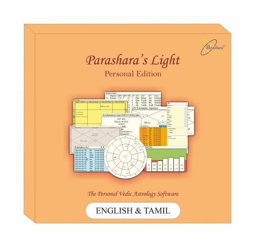 Parashara's Light Astrology Software (Personal Edition) - (English + Tamil) Bilingual for Windows (USB Pendrive)
