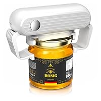 Arendo - Automatischer Glasöffner - Elektrischer Deckelöffner für versiegelte Gläser - Jar Opener - freihändiger Schraubdeckelöffner - Küchenhelfer für Senioren - Modell 2025