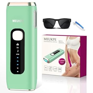 IPL Laser Hair Removal Device for Women Men at Home, Upgraded to 999,900 Flashes Permanent for Facial Legs Arms Bikini Line Whole Body Treatment
